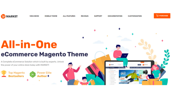 magento market theme
